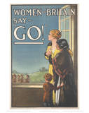 Woman Say Go Print