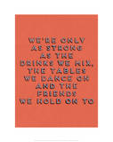 Strong as the Drinks We Mix Poster