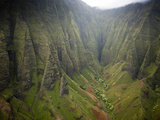 Aerial Shots of the Kauai Island in Hawaii Photographic Print by Sergio Ballivian