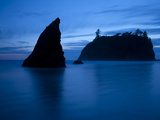 Olympic National Park, Wa: Sea Stacks Get Wrapped by the Incoming Tide Photographic Print by Brad Beck