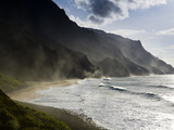The Fluted Ridges of the Na Pali Coast on the North Shore of Kauai, Hawaii 2 Photographic Print by Sergio Ballivian
