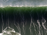 Waves on a Sunshiny Day in Winter Seen from Neahkahnie Mountain on the Oregon Coast. Photographic Print by Bennett Barthelemy