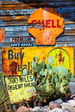 Ancien Panneaux Piblicitaires Abandonnés Sur La Route 66 III Photographic Print by Philippe Hugonnard