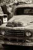 Véhicule Ford Rouillé Dans Un Garage Au Bord De La Route 66 II Photographic Print by Philippe Hugonnard