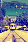 Cable Cars De Downtown De San Francisco VI Photographic Print by Philippe Hugonnard