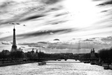 Couché De Soleil, Pont Alexandre III, Tour Effeil Photographic Print by Philippe Hugonnard
