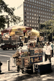 Vendeur De Hot Dog À Manhattan Photographic Print by Philippe Hugonnard