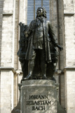 Statue of J. S. Bach on Grounds of St. Thomas Church, Leipzig, Germany Photographic Print by Dave Bartruff