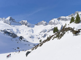 Reichenspitze Range, Hohe Tauern, Richterhuette Mountain Hut, Austria Photographic Print by Martin Zwick