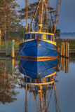 Shrimp Boat Docked at Harbor, Apalachicola, Florida, USA Photographic Print by Joanne Wells