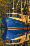 Shrimp Boat Docked at Harbor, Fishing, Apalachicola, Florida, USA Photographic Print by Joanne Wells