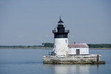 Detroit River Lighthouse, Wyandotte, Detroit River, Lake Erie, Michigan, USA Photographic Print by Cindy Miller Hopkins