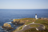 Yaquina Head Lighthouse, 1873, Newport, Oregon, USA Photographic Print by Jamie & Judy Wild