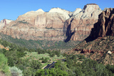 Zion-Mount Carmel Highway, Zion National Park, Utah, USA Photographic Print by Lynn Seldon