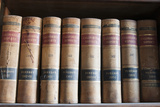 Old Law Books in Library Virginia City, Nevada, USA Photographic Print by Michael DeFreitas