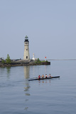 Buffalo Lighthouse, 1833, Us Coast Guard Base, Lake Erie, Buffalo, New York, USA Photographic Print by Cindy Miller Hopkins