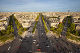 View over Paris from the Top of Arc De Triomphe, Paris, France Photographic Print by Brian Jannsen
