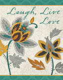 Decorative Nature IV Turquoise and Cream Posters by Pela Studio