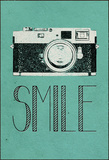 Smile Retro Camera Leinwand