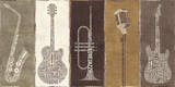Type Band Neutral Panel Prints by Michael Mullan