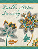 Decorative Nature V Turquoise and Cream Prints by Pela Studio