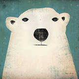 Polar Bear Poster by Ryan Fowler