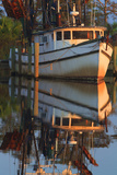 Shrimp Boat Docked at Harbor, Apalachicola, Florida, USA Photographic Print by Joanne Wells