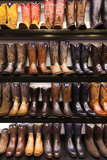 Cowboy Boots, Kemo Sabe Shop, Aspen, Colorado, USA Photographic Print by Walter Bibikow