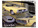 1970 Hemi Cuda Premium Giclee Print