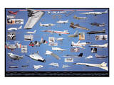 American Aviation - X-Planes Giclée-Premiumdruck