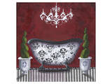 French Tub Red I Premium Giclee Print by Cathy Hartgraves