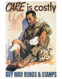 Care Is Costly Premium Giclee Print by Adolph Treidler