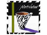 Zebra Mug Premium Giclee Print by Cathy Hartgraves