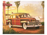 Surfin Crazy Premium Giclee Print by Graham Reynolds