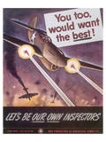 Let's Be Our Own Inspectors Impressão giclée premium por J. Howard Miller