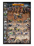 Motocross MX The Modern Era 1970 - present Lámina giclée de primera calidad