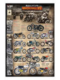 Motocross MX The Early Years 1924 - 1969 Lámina giclée de primera calidad