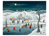 The Hockey Game Premium Giclee Print