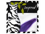 Zebra Vase Premium Giclee Print by Cathy Hartgraves