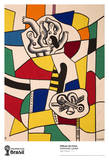 São Paulo Lámina coleccionable por Fernand Leger São Paulo Lámina coleccionable por Fernand Leger