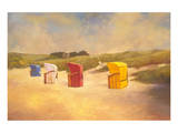 Summer Beach I Premium Giclee Print by Graham Reynolds