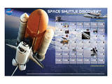 Shuttle Discovery Missions Lámina giclée de primera calidad