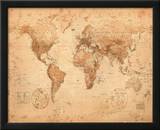 World Map - Antique Posters