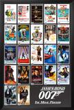 James Bond - 22 Movie Posters Posters
