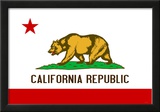 California State Flag Poster Print Posters