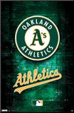 Oakland Athletics Logo Mounted Print