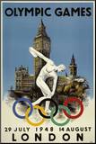 London 1948 Olympics Mounted Print
