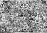 Alice in Wonderland Mounted Print