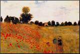 Poppies Mounted Print by Claude Monet