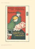 Kunst-Anstalt fur Moderne Plakate Reproductions pour les collectionneurs par Otto Fischer